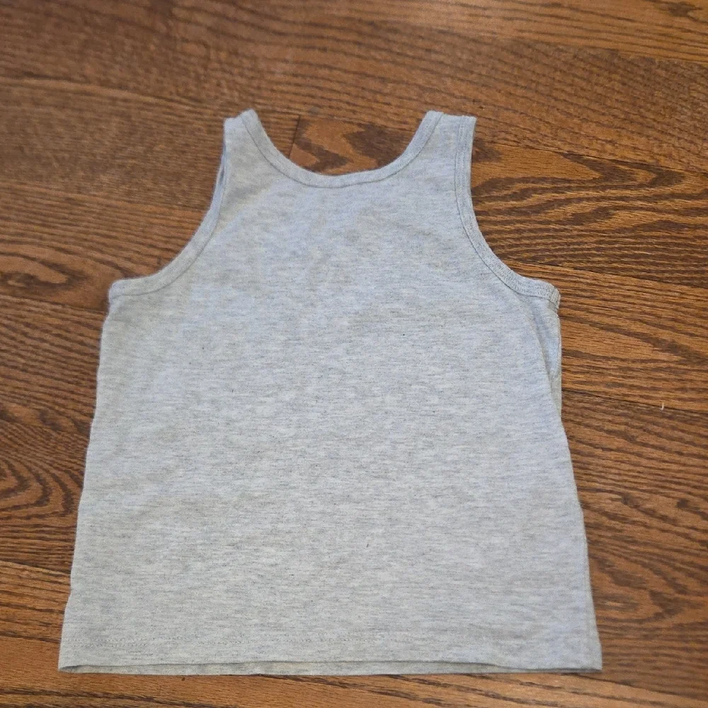 Falls Creek - Gray Dinosaur Tank Top - 2T